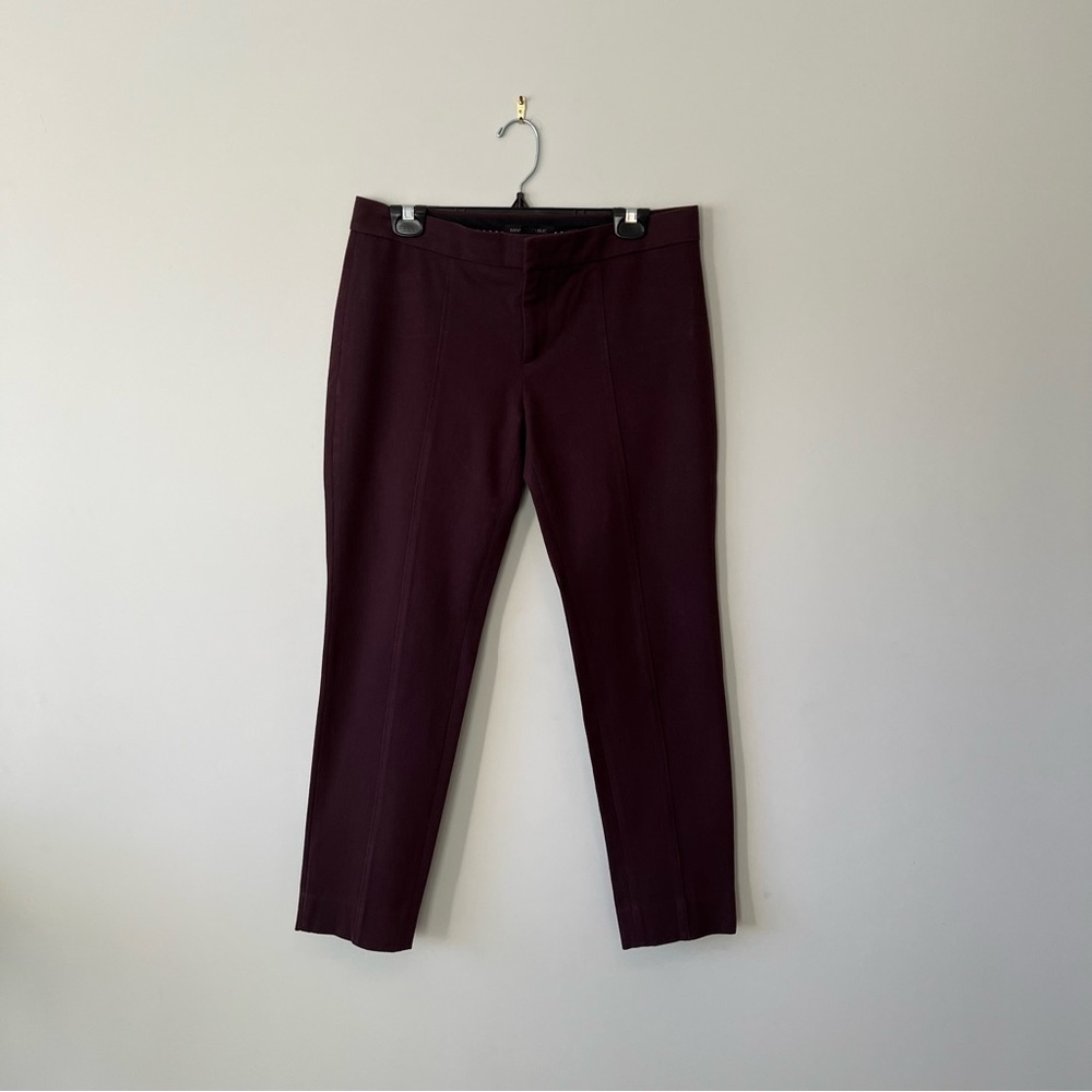 Banana Republic Maroon Mid Rise Pants Size 4